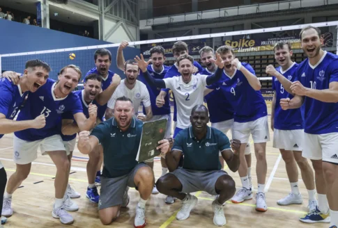 High-level volleyball played the main role on the first day