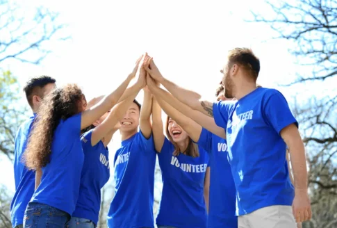 Volunteers at the European Universities Volleyball Championship 2025